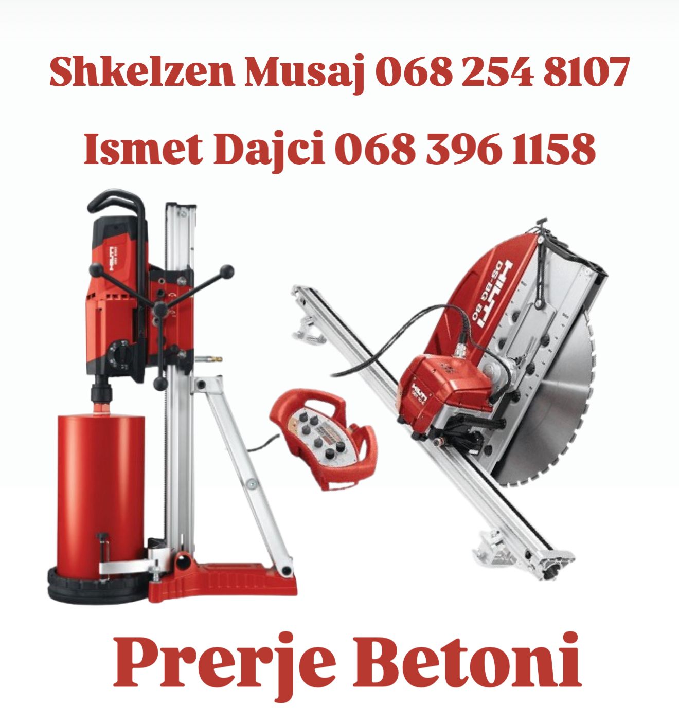 Shërbime Profesionale të Prerjes dhe Shpimeve në Beton